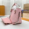 Best Replicas Bags - Replica LV Hina PM Bag - Beige, Pink & White Luxury Design Shop For Best Louis Vuitton LV Replica Bags With Cheap Price