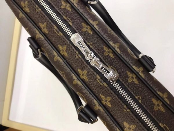 Replica LV Voyage PM M52005 Mono Brown Document Holder - Image 9