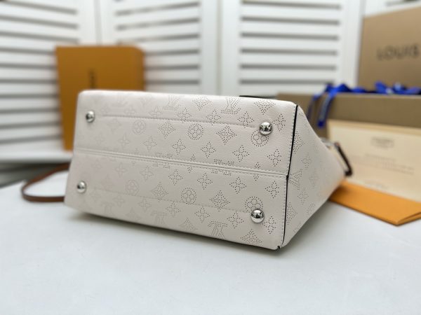 Replica Louis Vuitton Hina MM Bag in Black/Beige/Pink/White - Image 14