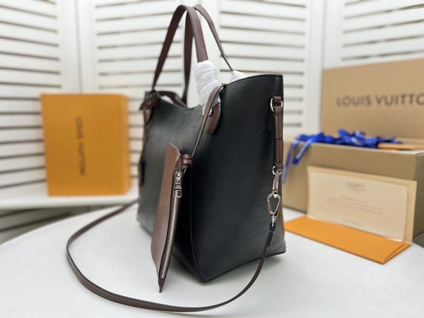 Replica Louis Vuitton Hina MM Bag in Black/Beige/Pink/White - Image 2