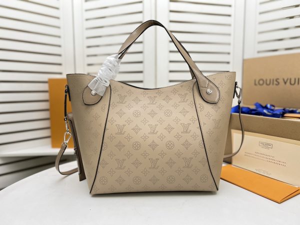 Replica Louis Vuitton Hina MM Bag in Black/Beige/Pink/White - Image 8