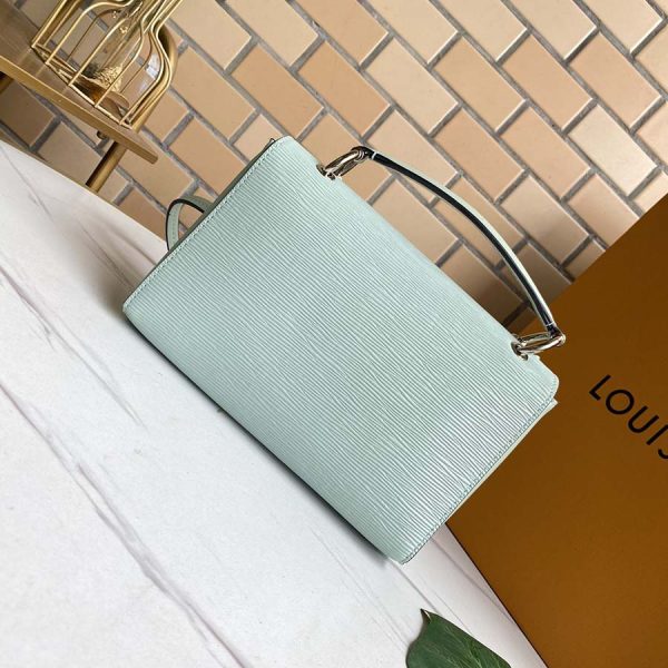 Replica LV Pochette Grenelle in Black, White & Green - Image 12