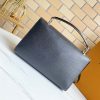 Best Replicas Bags - Replica LV Pochette Grenelle in Black, White & Green Shop For Best Louis Vuitton LV Replica Bags With Cheap Price
