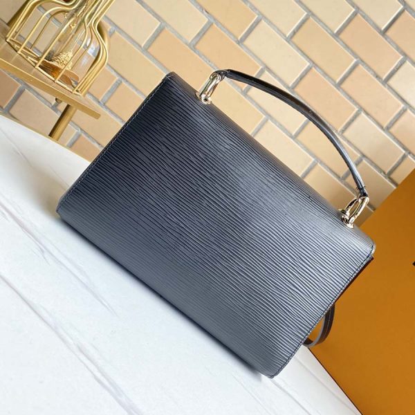 Replica LV Pochette Grenelle in Black, White & Green - Image 3