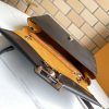 Best Replicas Bags - Replica LV Pochette Grenelle in Black, White & Green Shop For Best Louis Vuitton LV Replica Bags With Cheap Price