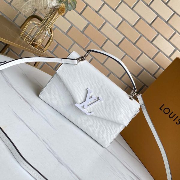 Replica LV Pochette Grenelle in Black, White & Green - Image 6