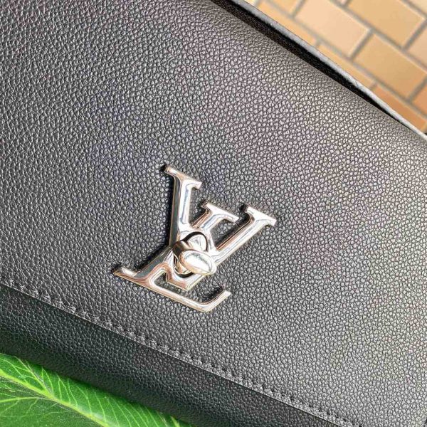 Replica LV Lockme Clutch M56088 Pink, Blue & Black - Image 13