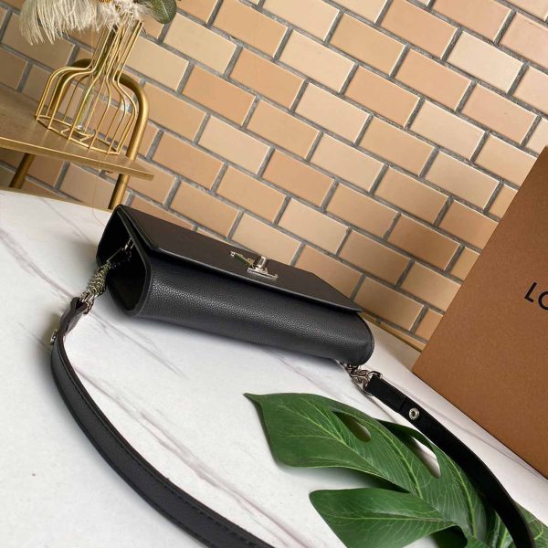 Replica LV Lockme Clutch M56088 Pink, Blue & Black - Image 15