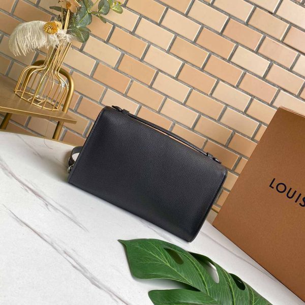Replica LV Lockme Clutch M56088 Pink, Blue & Black - Image 11