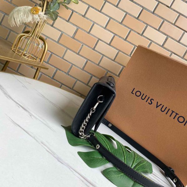 Replica LV Lockme Clutch M56088 Pink, Blue & Black - Image 9