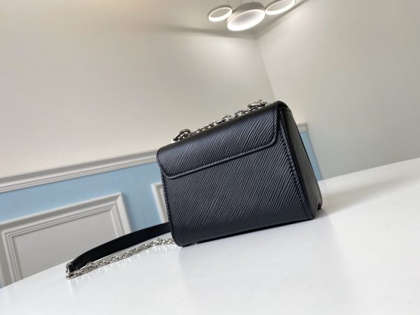 Louis Vuitton Twist Mini M56117 Black Replica Handbag - Image 3
