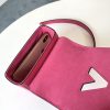 Best Replicas Bags - Louis Vuitton Twist Mini M56117 Black Replica Handbag Shop For Best Louis Vuitton LV Replica Bags With Cheap Price
