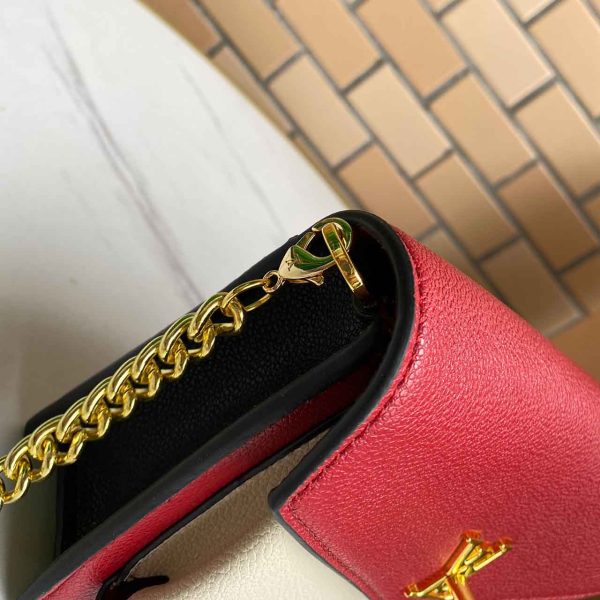 Replica LV Mylockme Chain Bag Red/Pink & White M56641 - Image 7