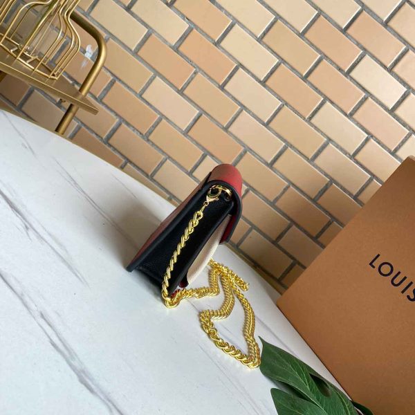 Replica LV Mylockme Chain Bag Red/Pink & White M56641 - Image 10
