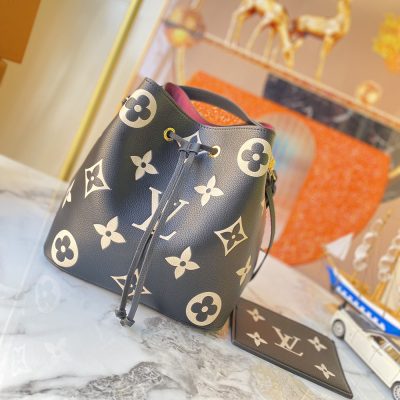 Louis Vuitton Neonoe MM Black/Brown Replica Bag