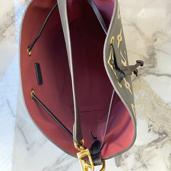 Louis Vuitton Neonoe MM Black/Brown Replica Bag - Image 5