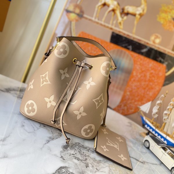 Louis Vuitton Neonoe MM Black/Brown Replica Bag - Image 6