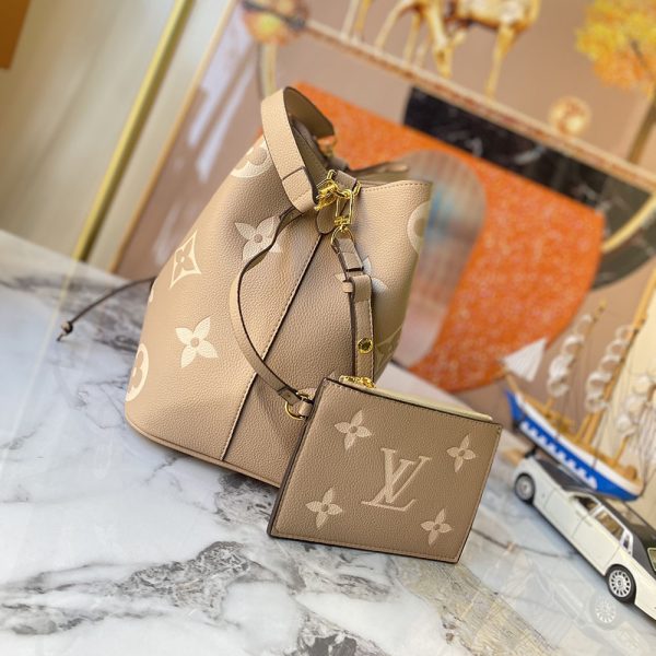 Louis Vuitton Neonoe MM Black/Brown Replica Bag - Image 7