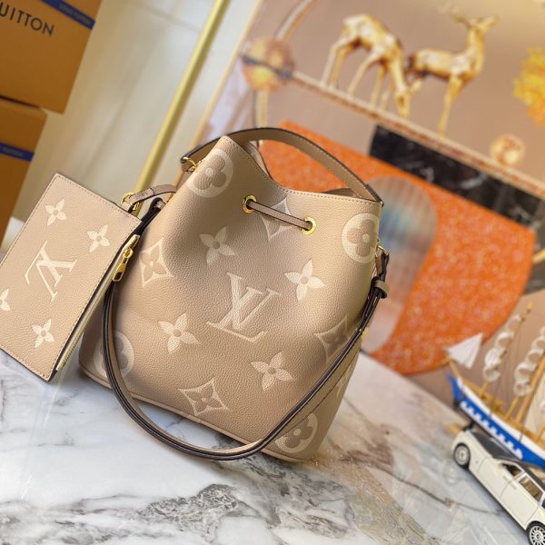 Louis Vuitton Neonoe MM Black/Brown Replica Bag - Image 8