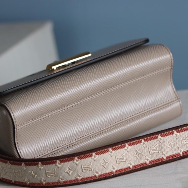 Replica LV Twist MM M57050 Beige Black Pink Bag - Image 6