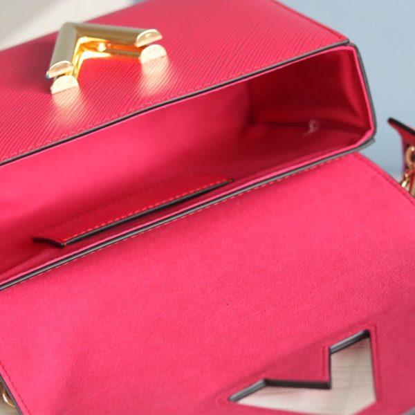Replica LV Twist MM M57050 Beige Black Pink Bag - Image 16