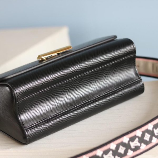 Replica LV Twist MM M57050 Beige Black Pink Bag - Image 12