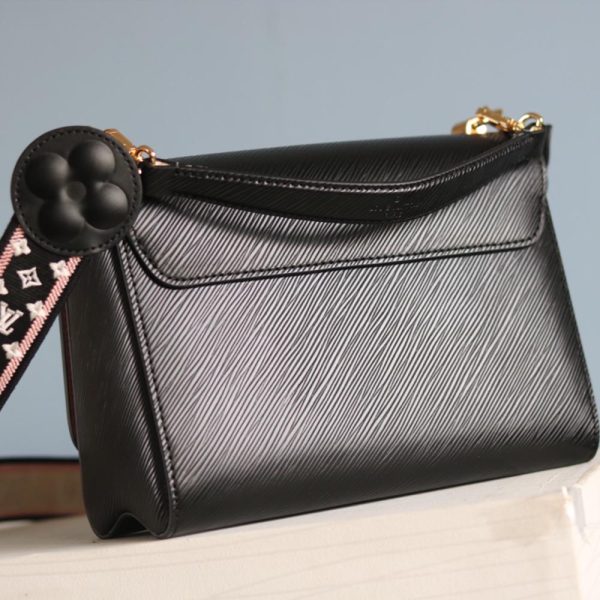 Replica LV Twist MM M57050 Beige Black Pink Bag - Image 11