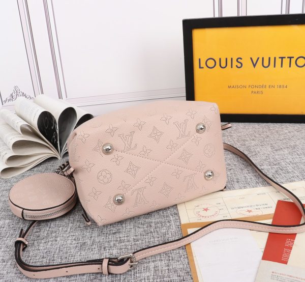 Replica LV Bella Bucket Bag in Black, Pink, Grey - Image 13