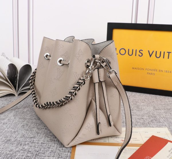 Replica LV Bella Bucket Bag in Black, Pink, Grey - Image 15