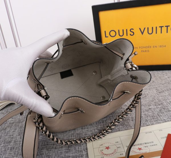 Replica LV Bella Bucket Bag in Black, Pink, Grey - Image 17