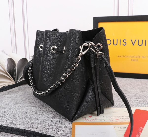 Replica LV Bella Bucket Bag in Black, Pink, Grey - Image 3