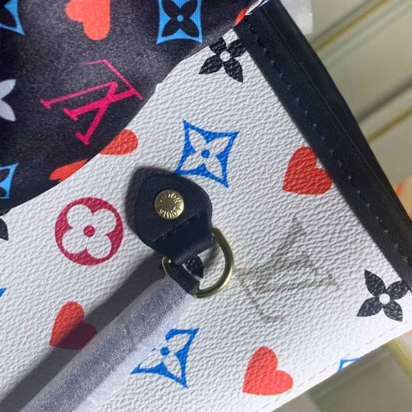 Louis Vuitton Neverfull Mm Game On Replica Black/White Bag - Image 10