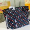 Best Replicas Bags - Louis Vuitton Neverfull Mm Game On Replica Black/White Bag Shop For Best Louis Vuitton LV Replica Bags With Cheap Price