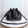 Best Replicas Bags - Replica LV Muria M57526 Black/Beige/Pink Handbag Shop For Best Louis Vuitton LV Replica Bags With Cheap Price