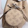 Best Replicas Bags - Replica LV Muria M57526 Black/Beige/Pink Handbag Shop For Best Louis Vuitton LV Replica Bags With Cheap Price