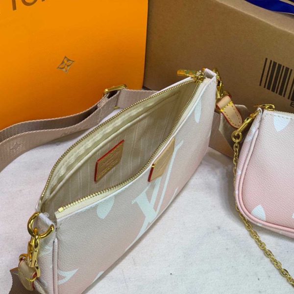 Replica LV Multi Pochette in Pink & Blue - Stylish & Chic - Image 12