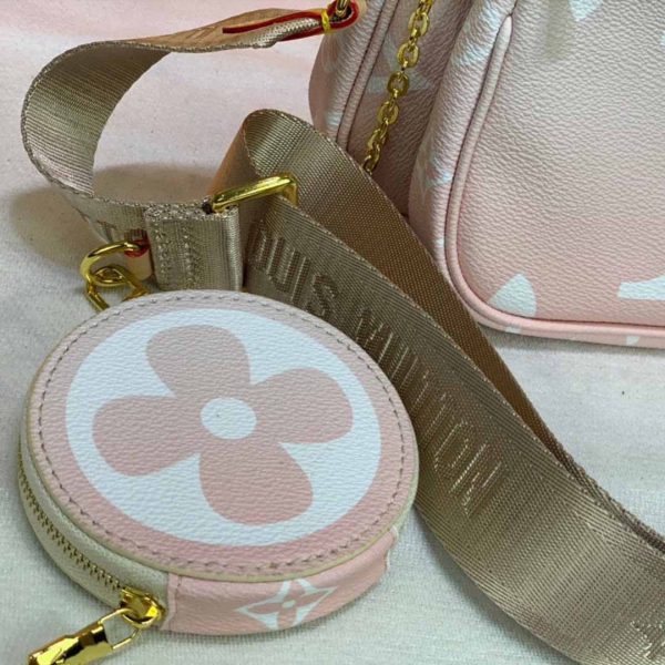 Replica LV Multi Pochette in Pink & Blue - Stylish & Chic - Image 13