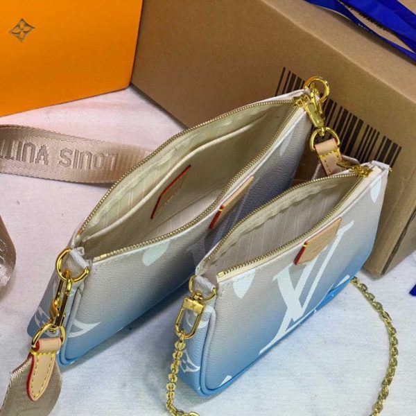 Replica LV Multi Pochette in Pink & Blue - Stylish & Chic - Image 3