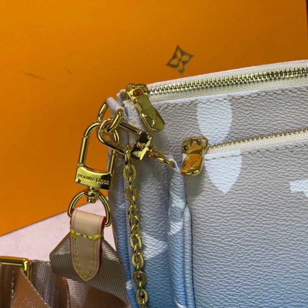 Replica LV Multi Pochette in Pink & Blue - Stylish & Chic - Image 8