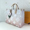Best Replicas Bags - Replica LV Onthego GM Blue Pink Mist Tote Bag Shop For Best Louis Vuitton LV Replica Bags With Cheap Price