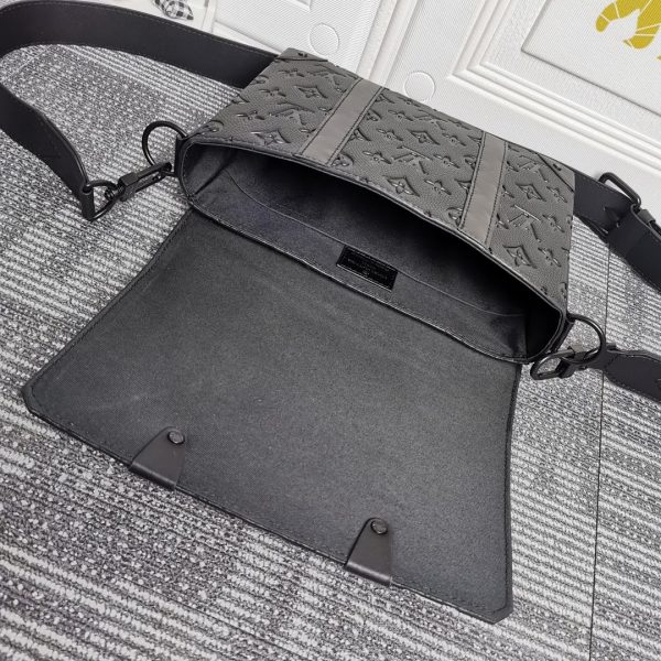 Louis Vuitton Replica Trunk Messenger Bag in Black - Image 11