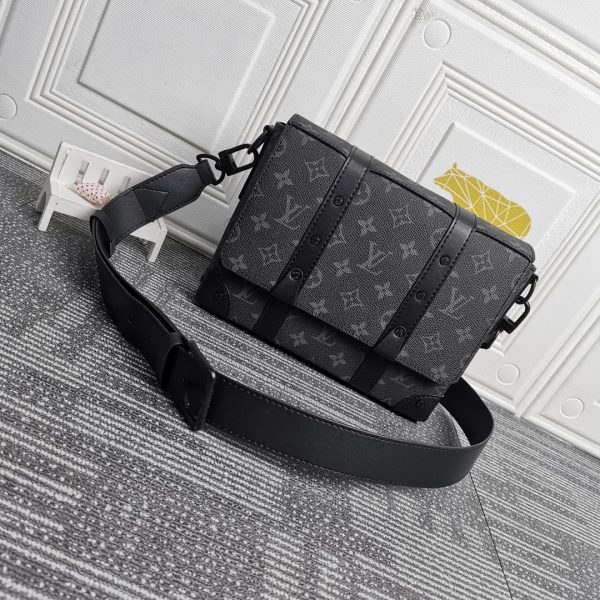 Louis Vuitton Replica Trunk Messenger Bag in Black - Image 2