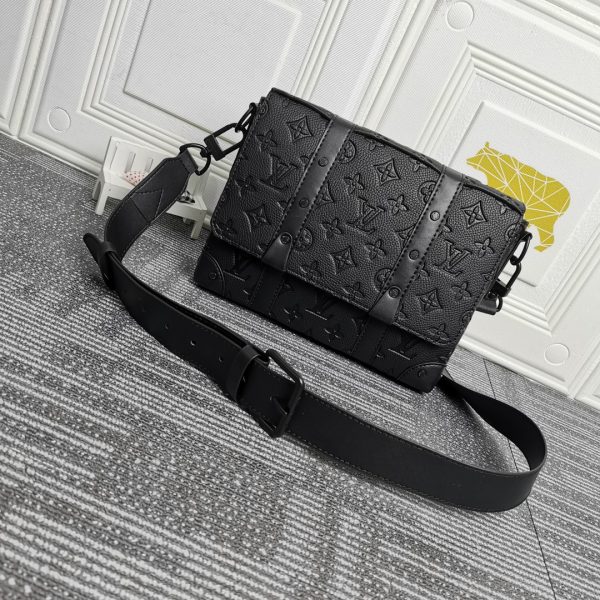 Louis Vuitton Replica Trunk Messenger Bag in Black - Image 7