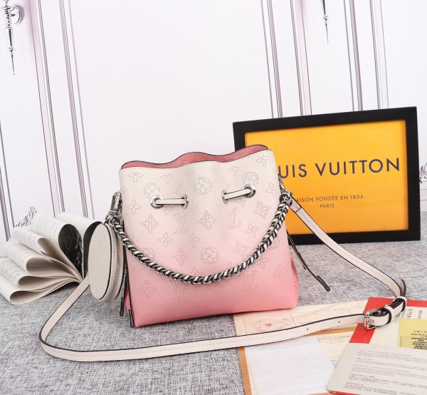Louis Vuitton Adorable Bella Bucket Bag Replica – Pink & Blue