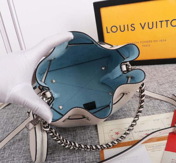 Louis Vuitton Adorable Bella Bucket Bag Replica – Pink & Blue - Image 10