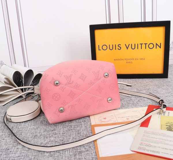 Louis Vuitton Adorable Bella Bucket Bag Replica – Pink & Blue - Image 4