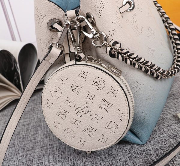 Louis Vuitton Adorable Bella Bucket Bag Replica – Pink & Blue - Image 7