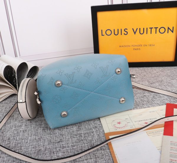 Louis Vuitton Adorable Bella Bucket Bag Replica – Pink & Blue - Image 9