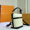 Best Replicas Bags - Replica Louis Vuitton Cruiser PM Bag in Black & White Shop For Best Louis Vuitton LV Replica Bags With Cheap Price