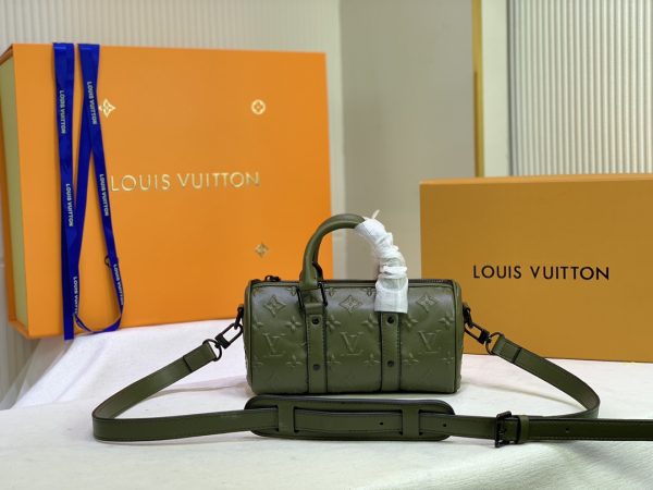 Replica LV Keepall XS in Monogram Seal Design - Image 2